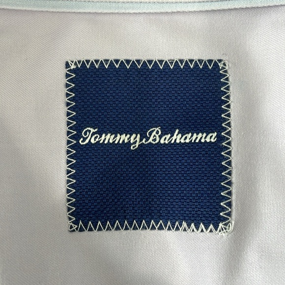 Tommy Bahama Dress Shirt Large Silk Blend Lilac Button Down - Picture 5 of 8